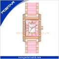 Popular Elegant Swiss Watch for Ladies with Ceramic Band